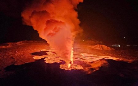 Icelandic volcano at it again with a third eruption in recent months