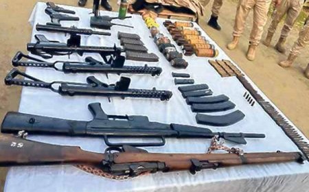 மணிப்பூரில் ஆயுதங்கள் பறிமுதல்